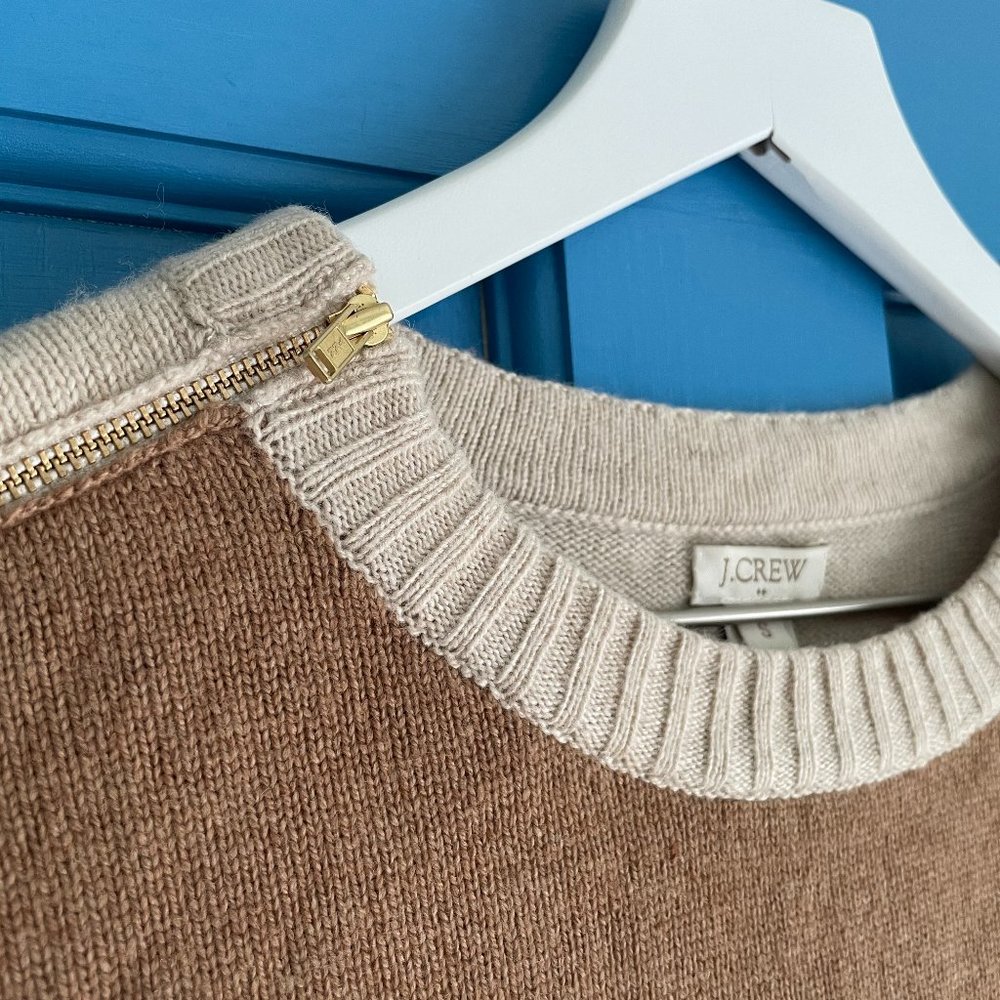 J Crew Factory color block sweater - size S - NWT